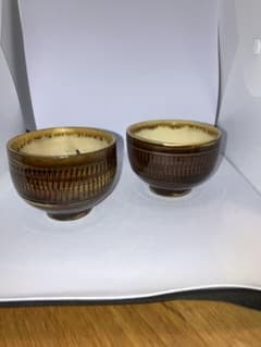 小鹿田焼坂本茂木茶碗民藝茶道