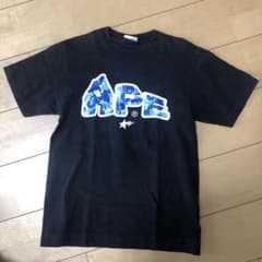 激レア A BATHING APE アベイシングエイプ Tシャツ グリッター 星