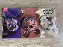 スプラトゥーン3缶バッジ3種セットチョコレートフェス 1000個限定品