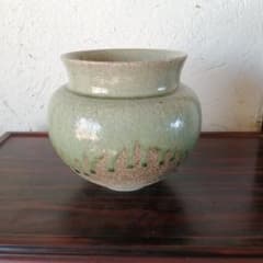 灰釉大皿(竹内公明作) 直径 46cm