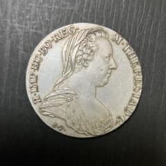 3909【NGC鑑定品MS66】オーストリア1780年大型銀貨古銭