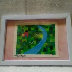 水彩画「ワークス L －6」若松愛子、リト大判