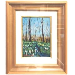 ☆ 高橋益之 ☆「羊蹄山風景」油絵 F3号サイズ 新品！