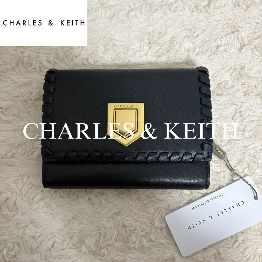 2026年最新】Charles & Keith カラー：ブラック系 三つ折り財布の人気