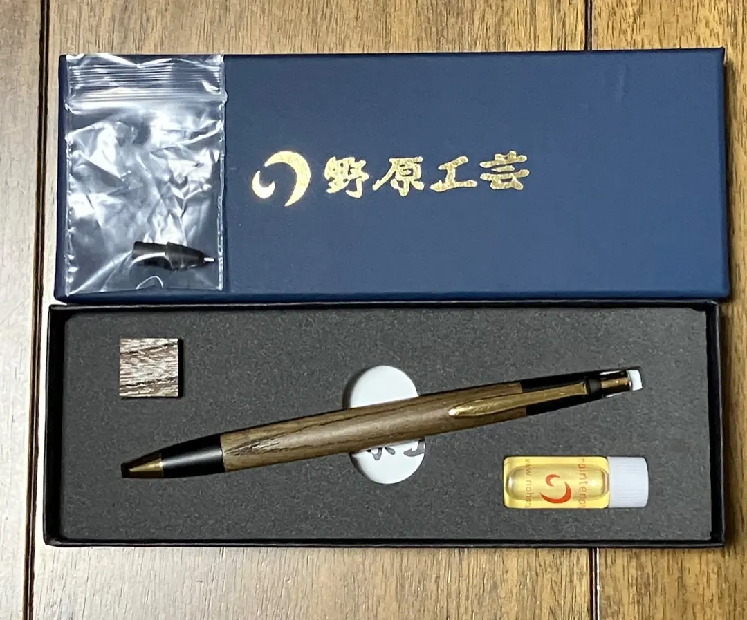 か*け様 伊勢丹限定 野原工芸シャーペン 斑紋金具黒染色 神代けやき Yahoo!