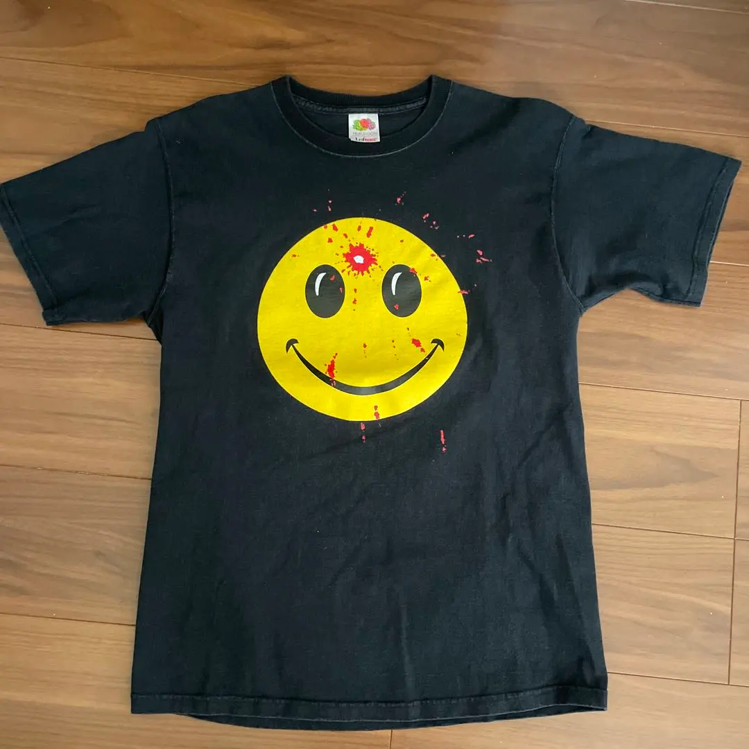 90s Head Shot ぶち抜きスマイル Tシャツ M ぶち抜きスマイル Tシャツ