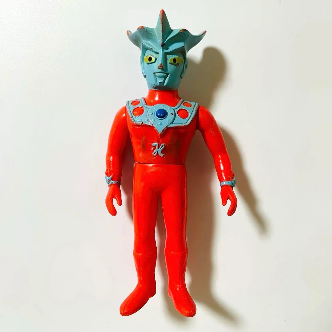 当時もの希少ブルマァク製280㎜「ウルトラマンレオ」ソフビフィギュア