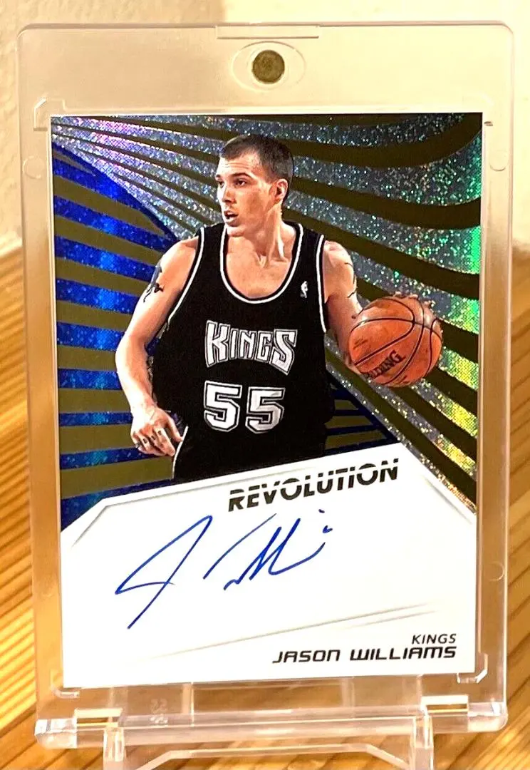 希少NBA公式メモラビリアジェイソン・ウィリアムズ直筆サインポートレート