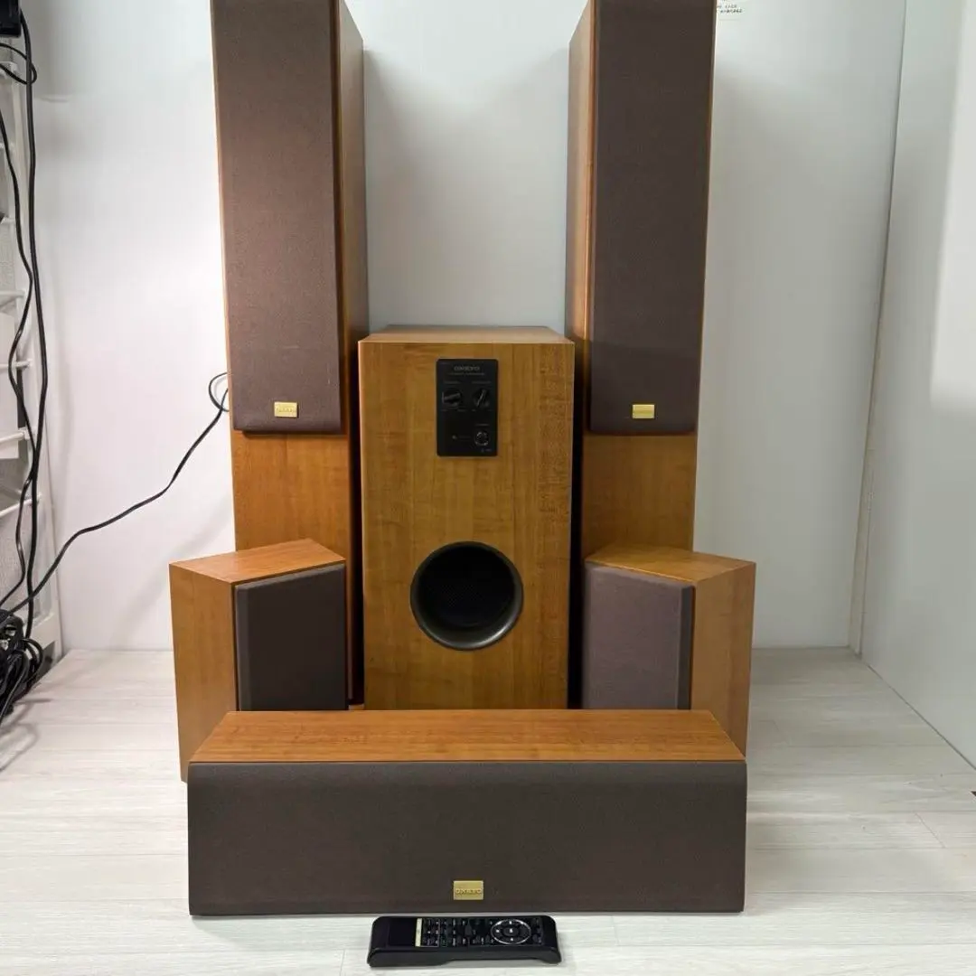☆美品 ONKYO D-307F トールスピーカー ペア 木目 528 ONKYO D-307F