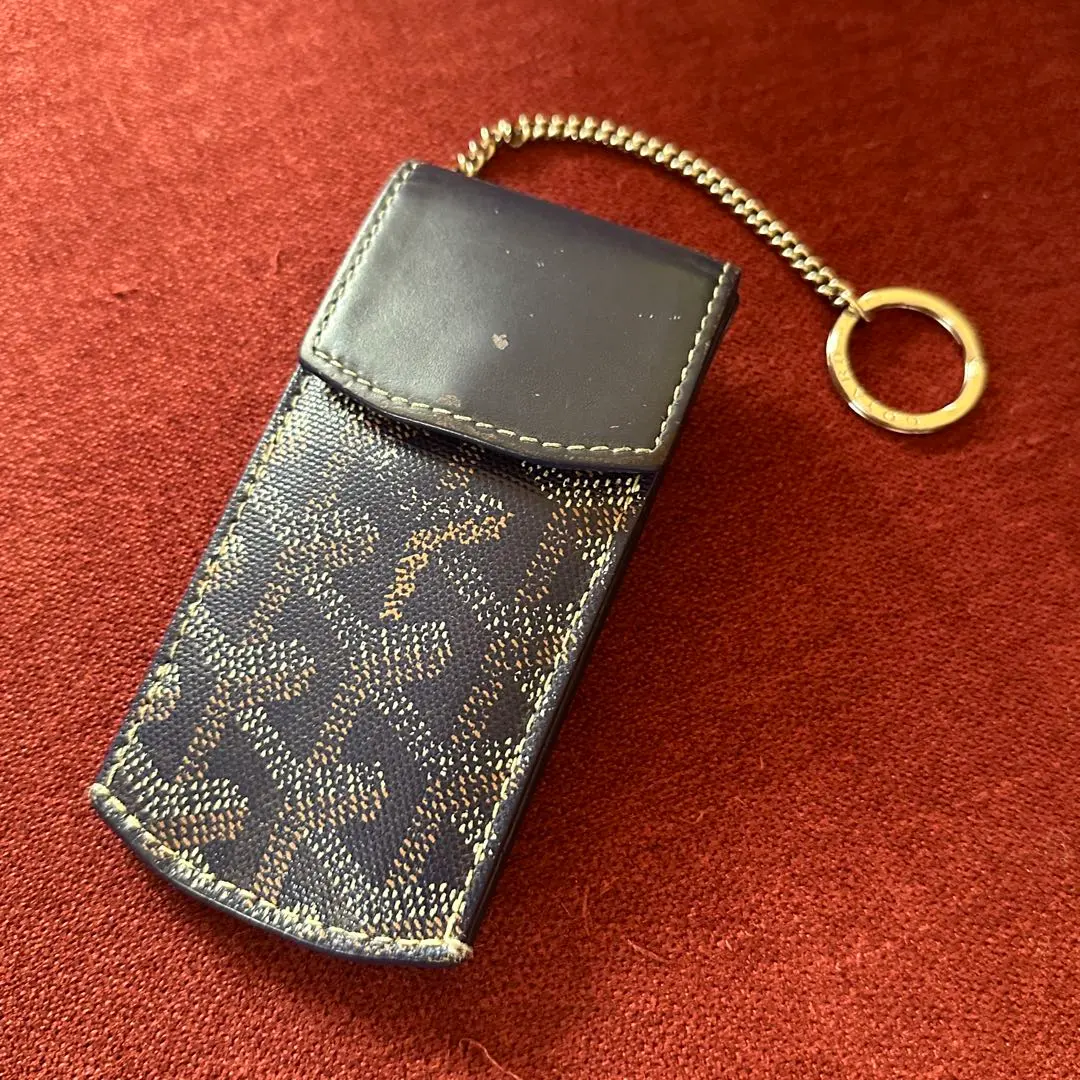 Goyard ゴヤール 幾何学模様 レザーキーケース 少々難あり 2026年最新
