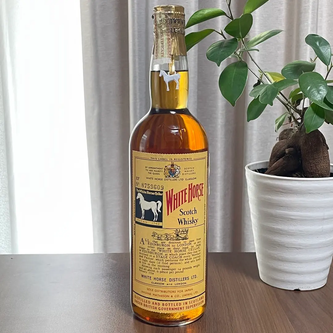 ウィスキーオールドボトル4本ホワイトホースJ＆B HAIG ティーチャーズ