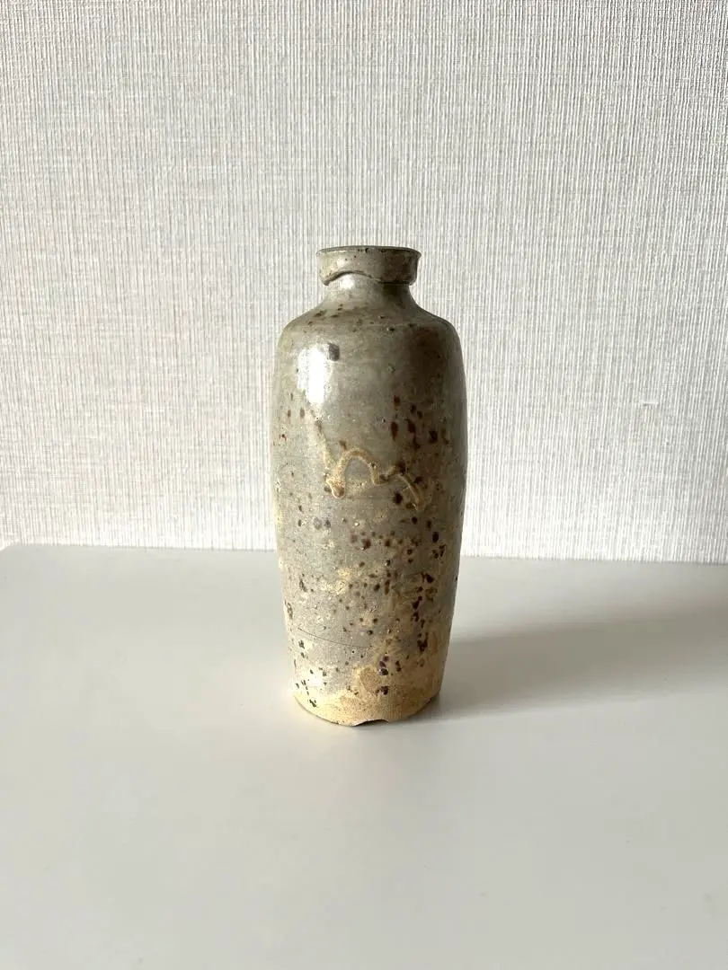 黄瀬戸古瀬戸徳利訳あり口縁欠け江戸明治