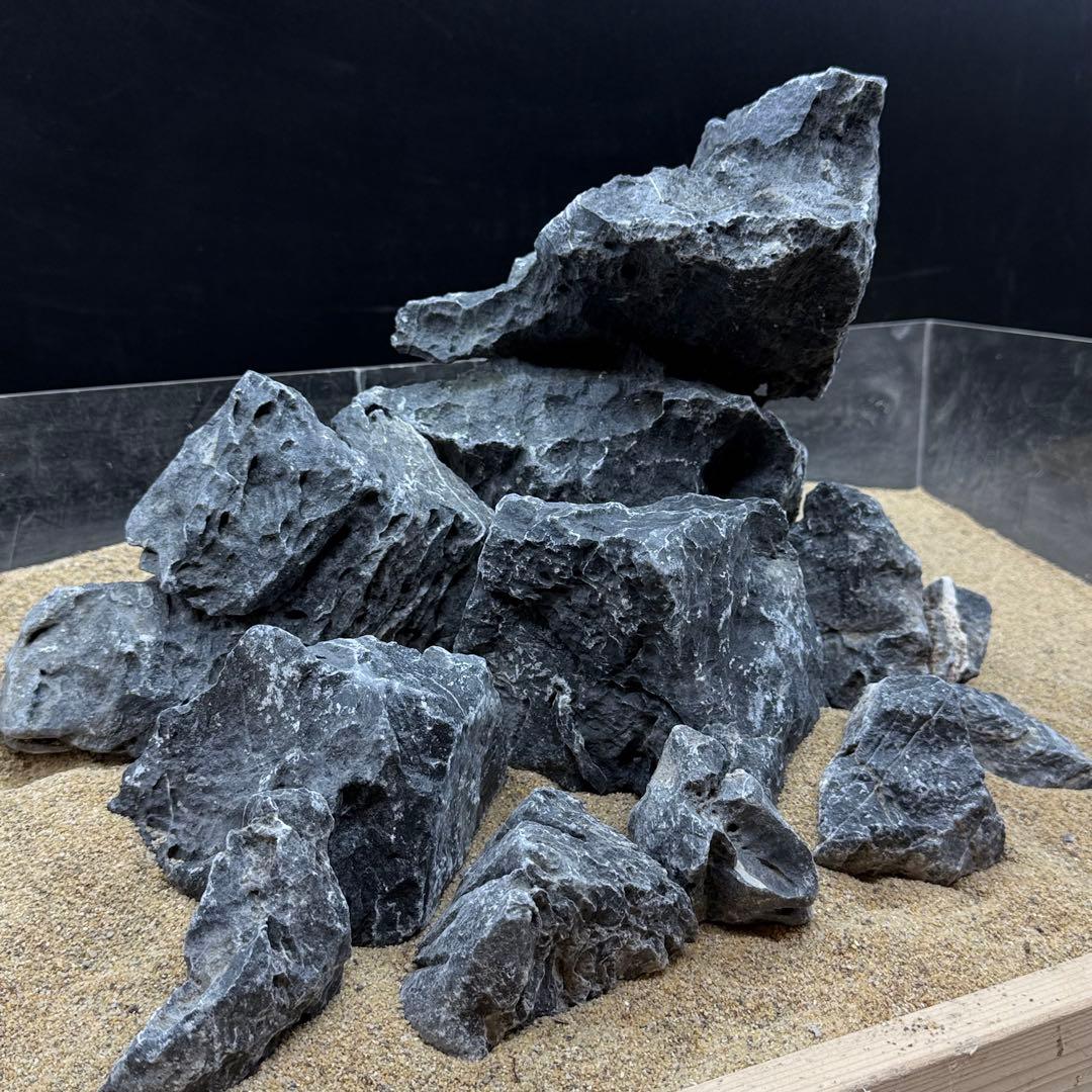 MSS-7263 青龍石6キロセット 酸処理済み龍王石 竜王石 アクアリウム