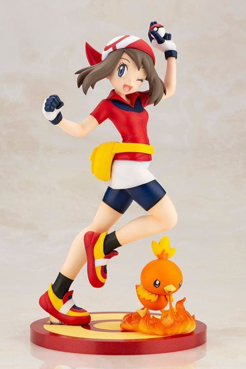 【新品未開封】限定色紙付き　ハルカ　with　アチャモ　コトブキヤ ポケモン