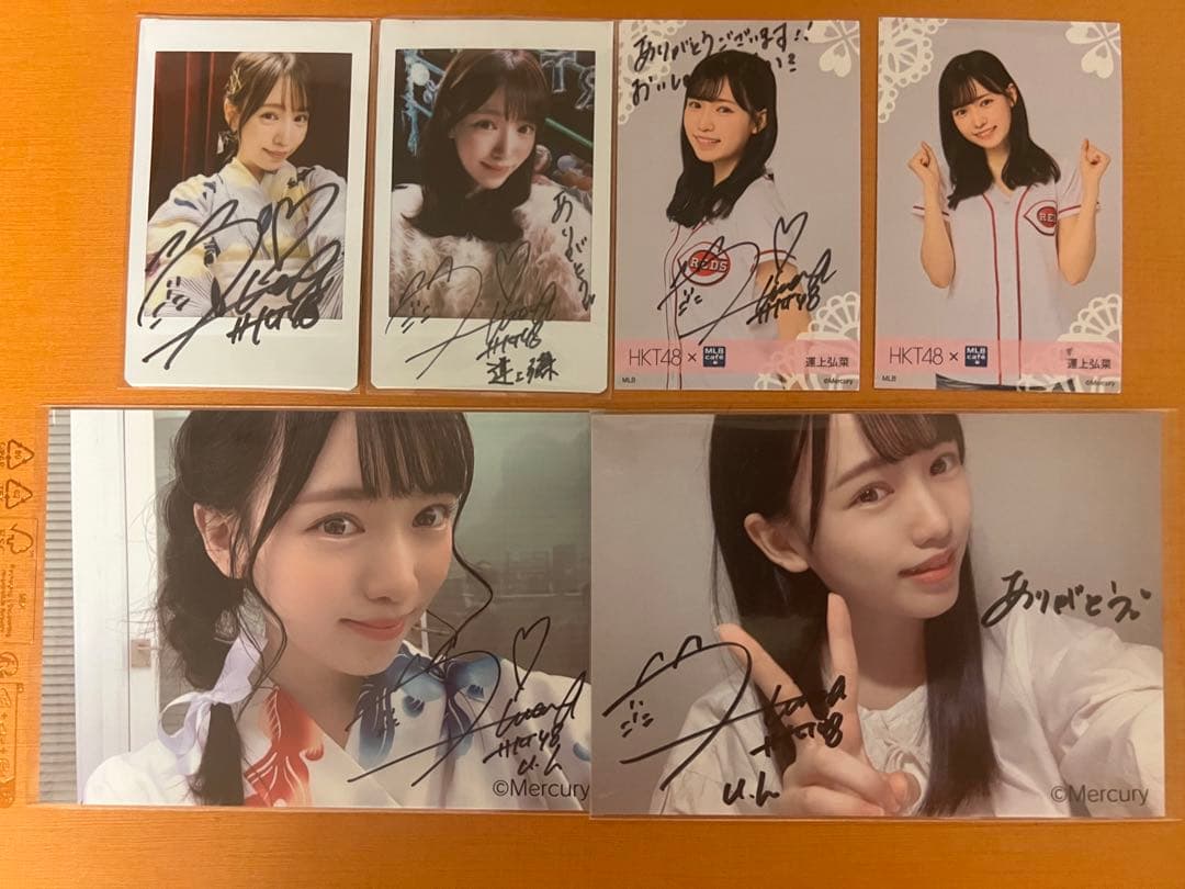 HKT48 運上弘菜 直筆サイン入り チェキ 生写真 シール HKT48 運上弘菜 直筆サイン入り チェキ 生写真 シール