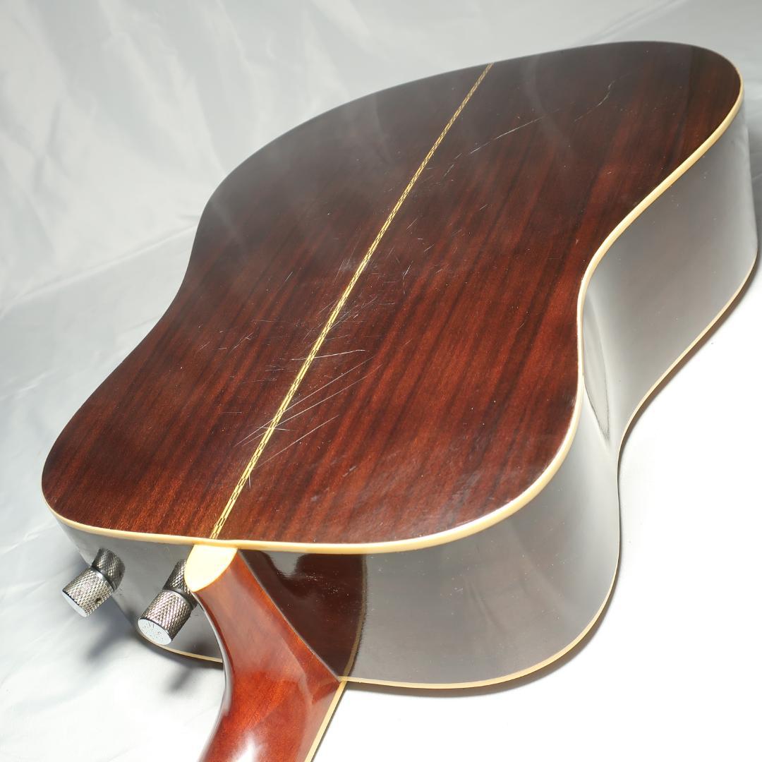 Morris W-30 改エレアコ アコースティックギター 装飾バインディング