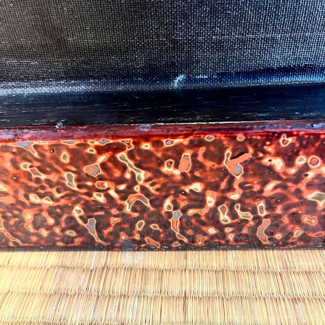 高級座卓 津軽塗 細かな細工 特徴的な脚デザイン