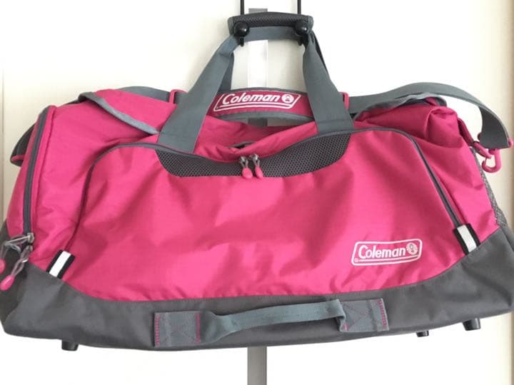 専用　コールマン ボストンバッグ　50L ピンク Coleman - 【値下げ！】コールマン ボストンバッグ 80L ピンクの通販