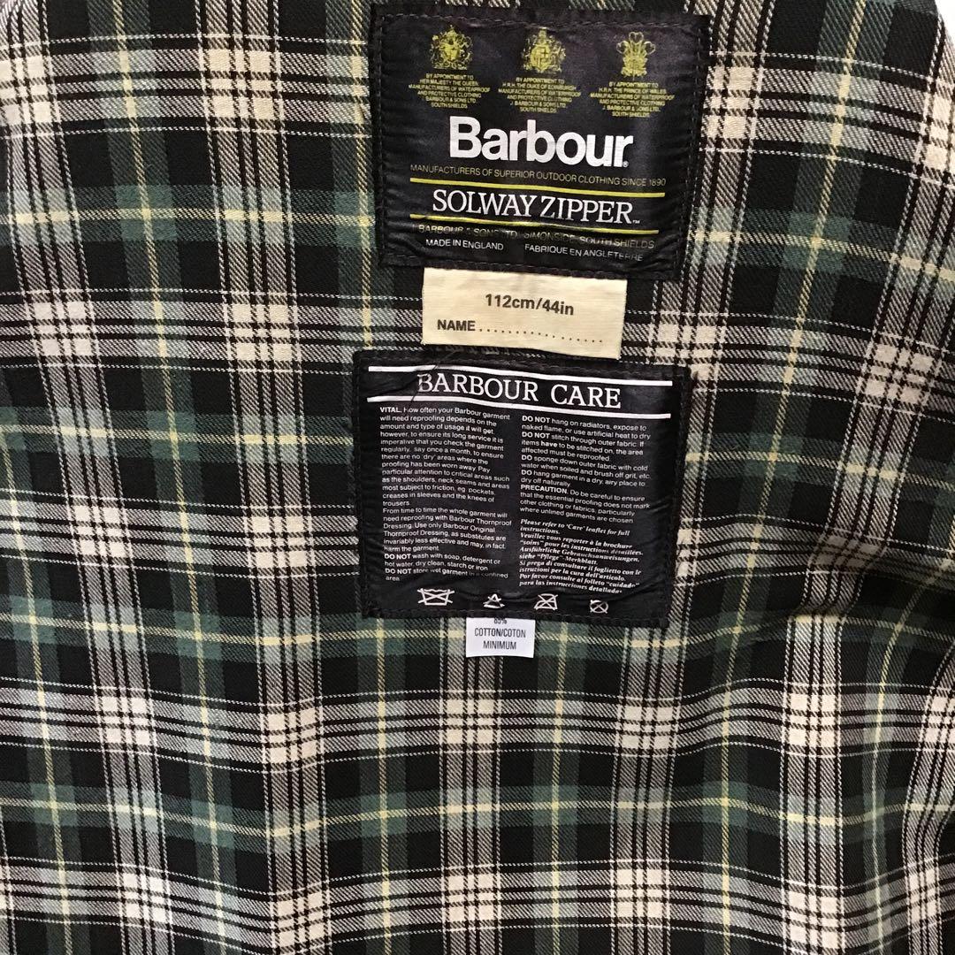 barbour solway zipper ソルウェイジッパー C44 88年