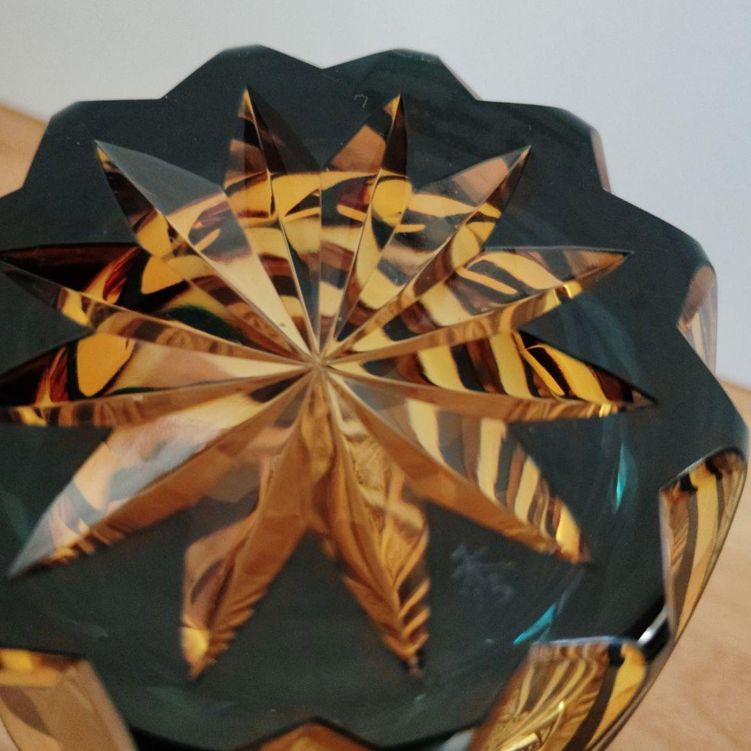 美品】江戸切子2点 作高野秀徳