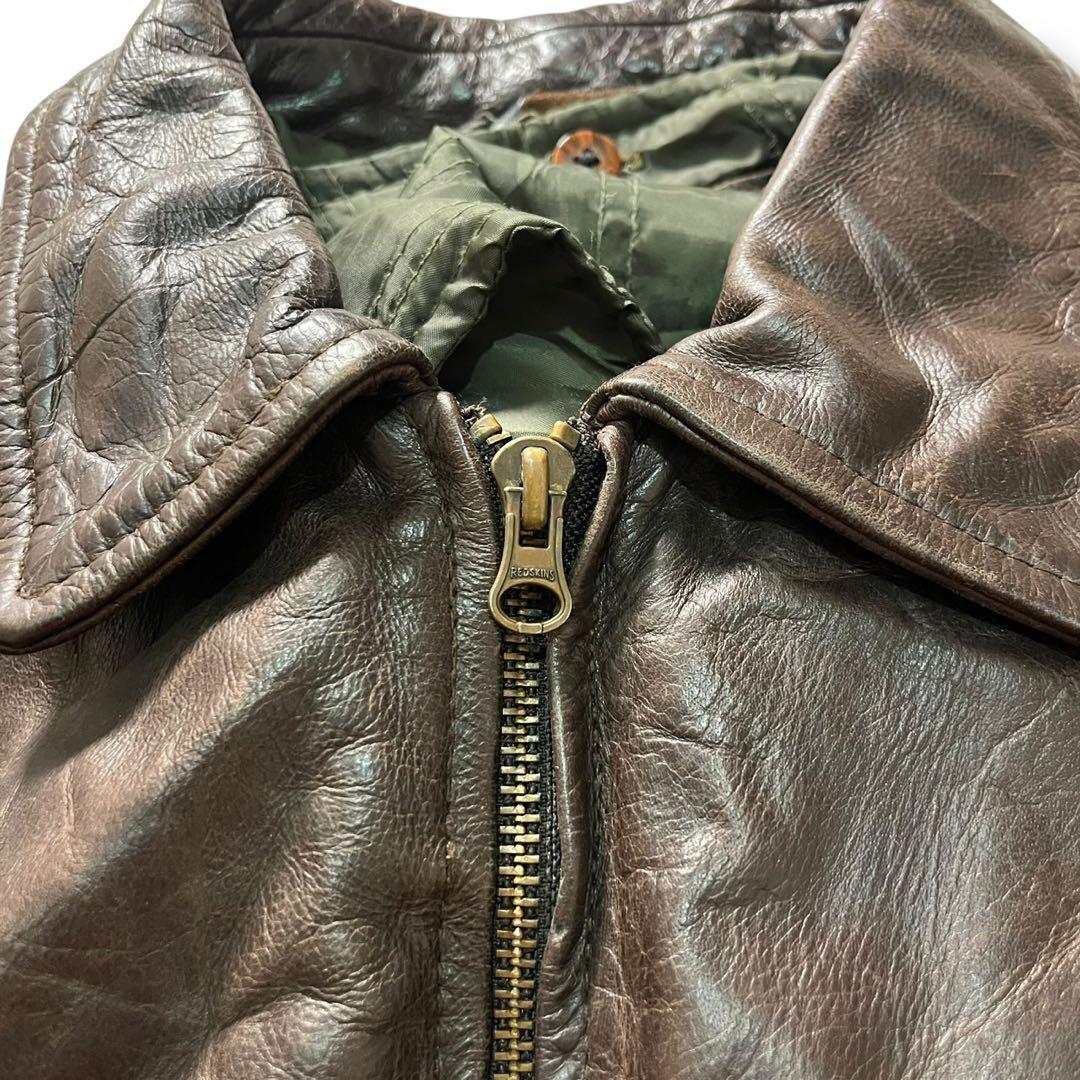 Redskins フランス ユーロ レザージャケット 肉厚 本革 ヴィンテージ