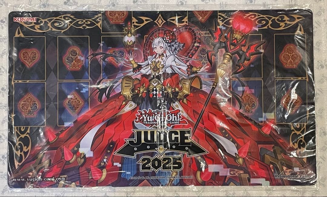 公式品 新品未開封 マリス クイーン ハーツオブクリプター プレイマット 未開封 M∀LICE CRYPTER プレイマット 遊戯王 JUDGE 2025 マリス