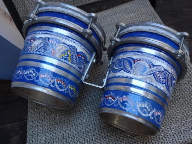 トルコ製　ボンゴ　打面 約14.5㎝ / 約16.5㎝