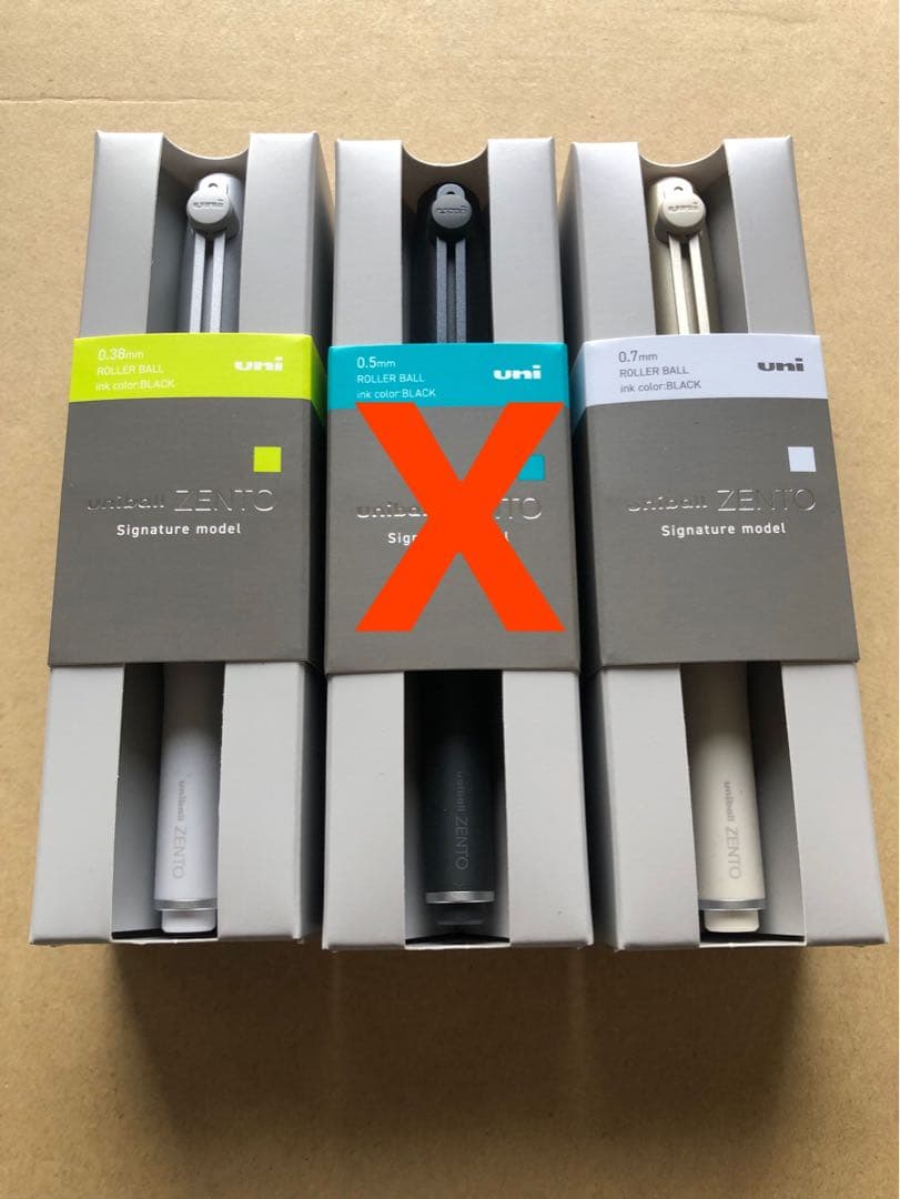 【新品】ユニボール zento ゼント シグニチャー モデル3本セット 楽天市場】三菱鉛筆 Uni ユニボール ゼント シグニチャーモデル ZENTO