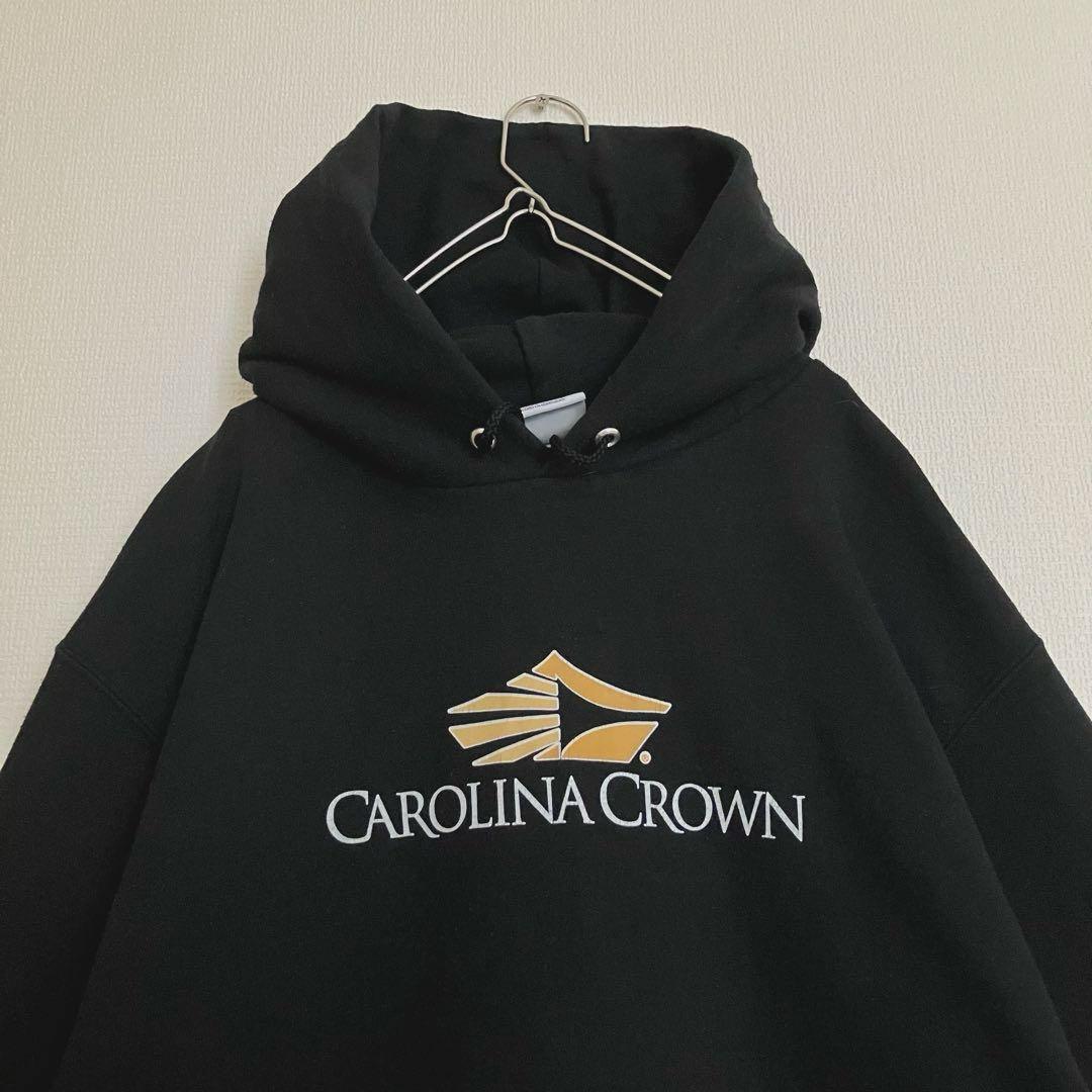 チャンピオン 裏起毛 カロライナクラウン 刺繍目玉 袖太スウェット フーディー