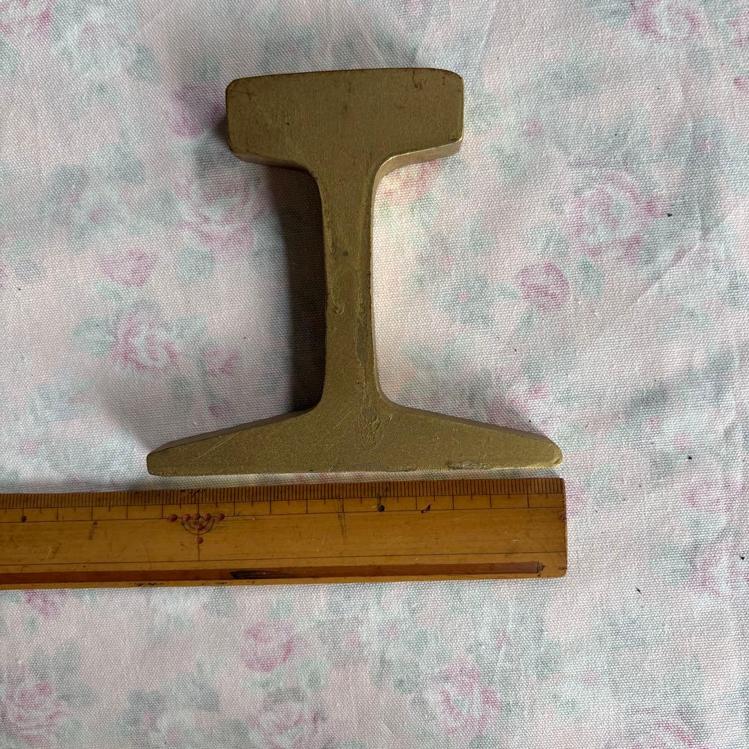 鉄道コレクション、関連グッツ 国有鉄道銘板2枚、 鉄道カットレール2本