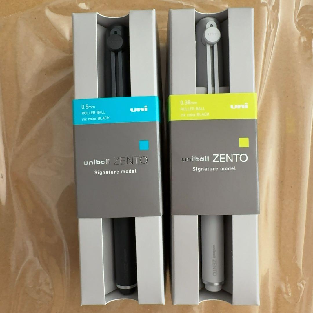 【新品未開封】uniball ZENTO シグニチャーモデル 2本セット uniball ZENTO ユニボールゼント シグニチャーモデル 黒 2本セット