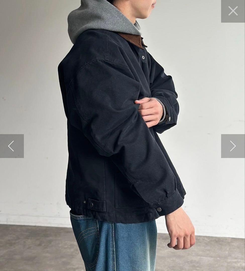 CPCM ブラック コットンジャケット L