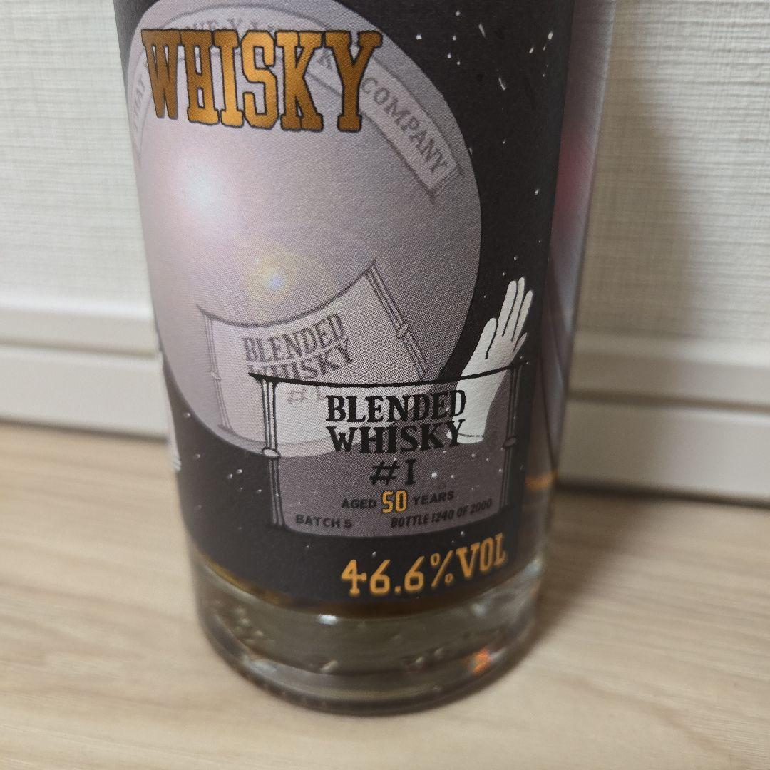 ブレンデッドウイスキー 50年 バッチ5 46.6% - メルカリ