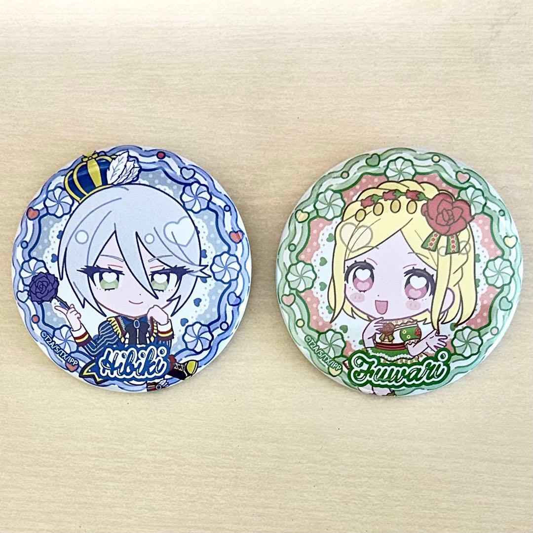 プリパラ きゃらっぴん 缶バッジ 紫京院ひびき 緑風ふわり - メルカリ