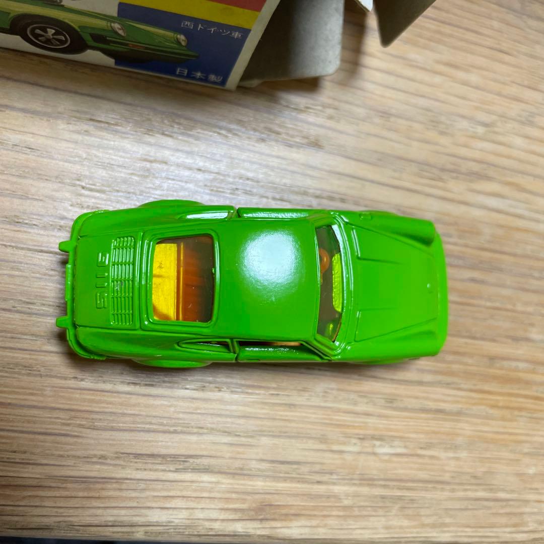 トミカ 青箱 F3 ポルシェ911S 当時物 外国車シリーズ 日本製 ミニカー