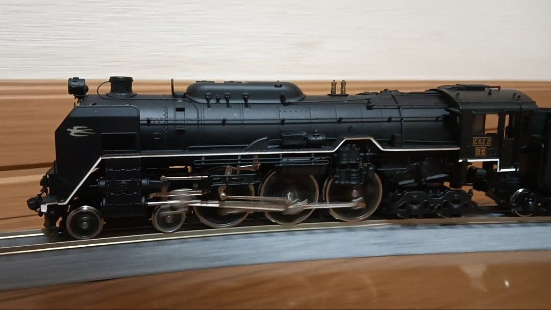 HOゲージ 天賞堂 C622号機蒸気機関車、NO.491、メンテナンス動作調整