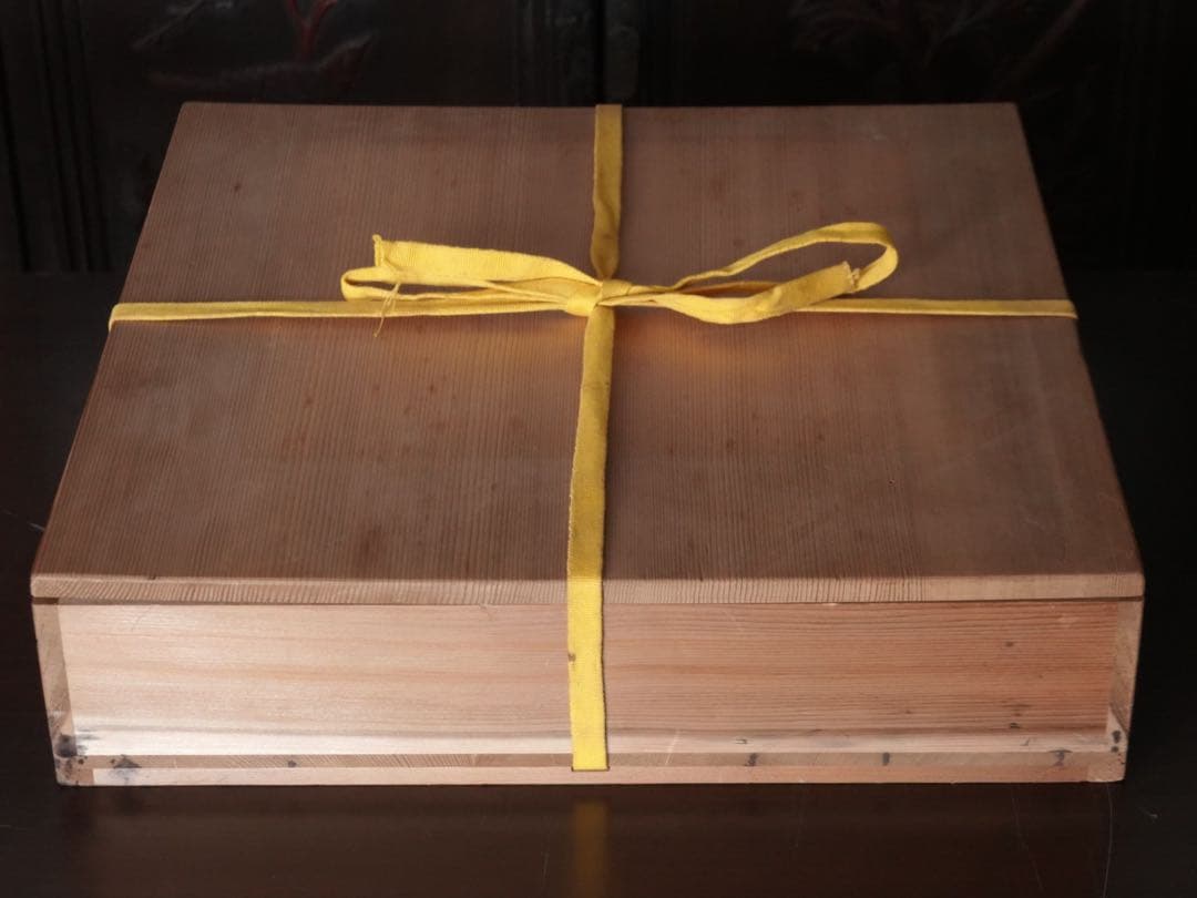 江戸時代　後期　古伊万里　微塵唐草　松竹梅文　大皿　飾皿　額皿　陶額　尺三寸