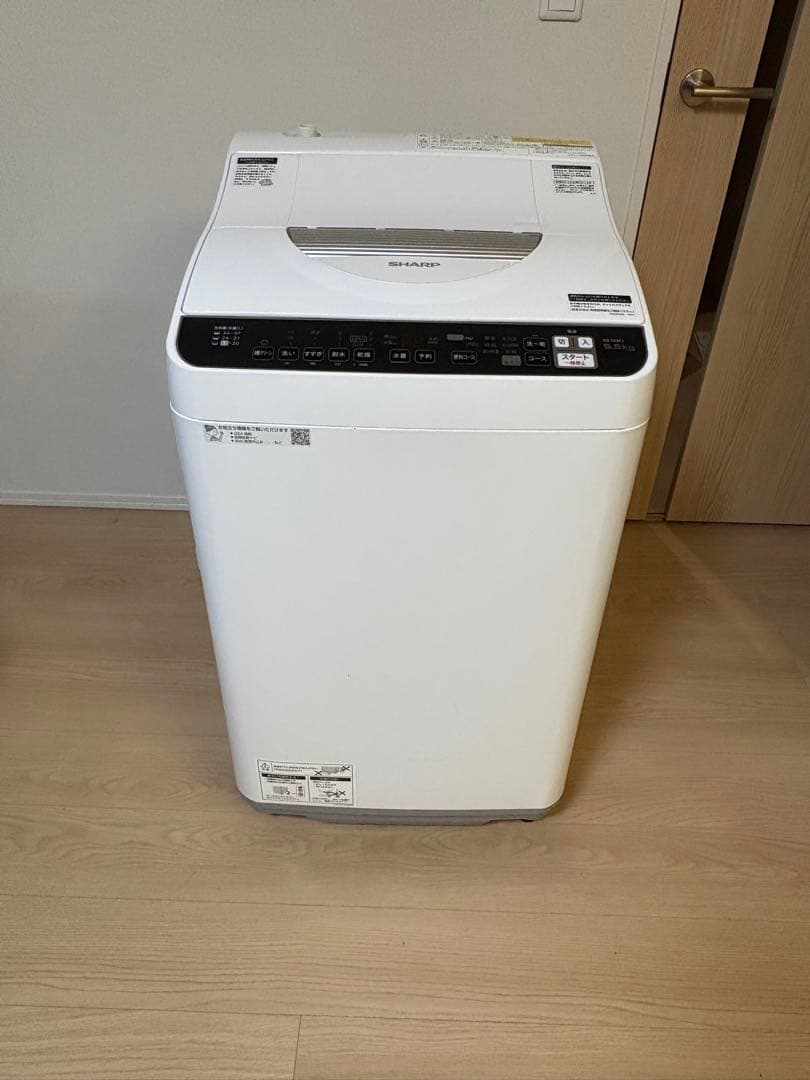 SHARP ES-TX5F 縦型洗濯機 乾燥機能付き　本体 シャープ 縦型洗濯機 ES-TX5F 5.5kg ホワイト 【公式通販】