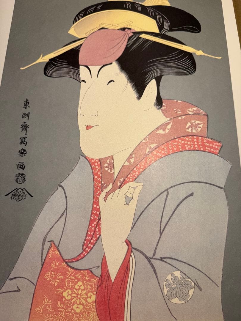 中日新聞社 写楽 SHARAKU 骨董 古美術 浮世絵 版画 印刷40版 写楽