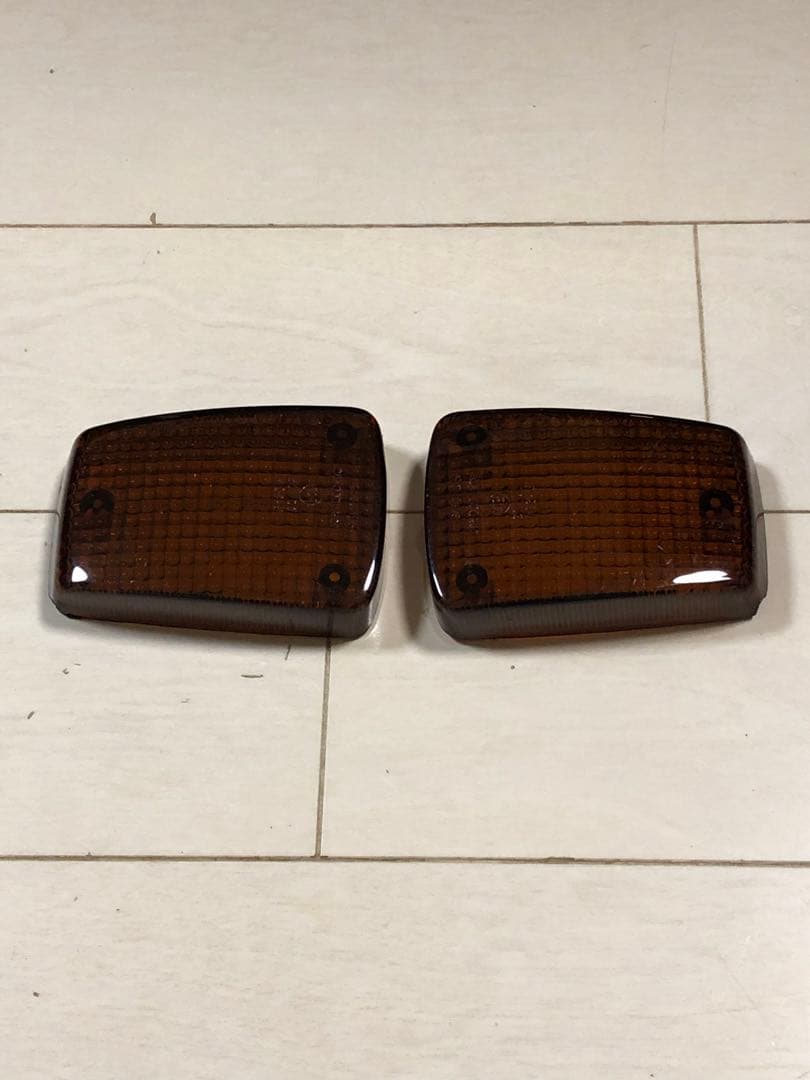 CBX400F オレンジ スモーク ウインカーレンズ 純正タイプ ブラック