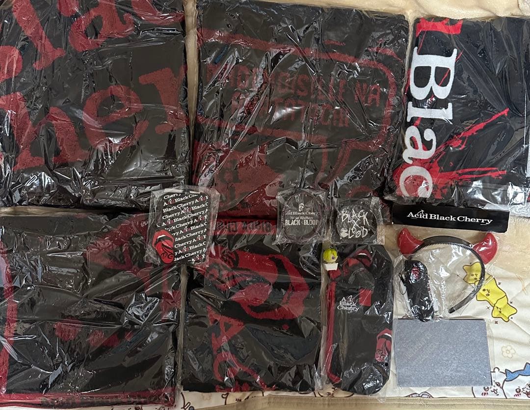 Acid Black Cherry　バスタオル　グッズ アシッドブラックチェリー Acid Black Cherry フード付きタオルの通販