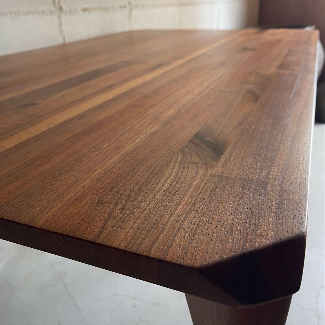 コスパクリエーション　天然木 ウォールナット 無垢材　ダイニングテーブル