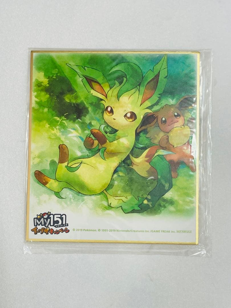 my151 色紙　ポケモン　イーブイ