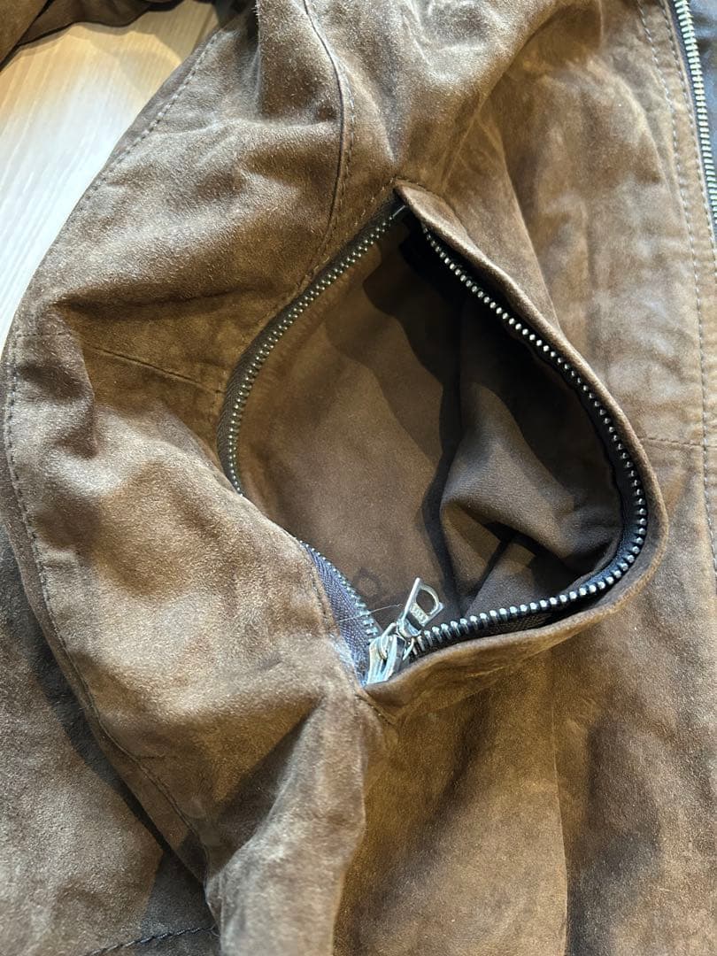 ニールバレット スエードレザーライダースジャケット イタリア製 XS