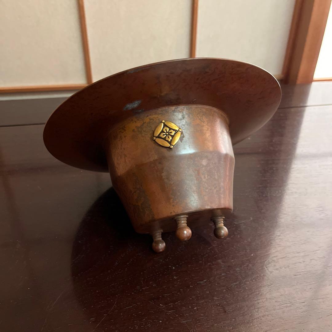 遠州流七世好「萬物」花器銅製