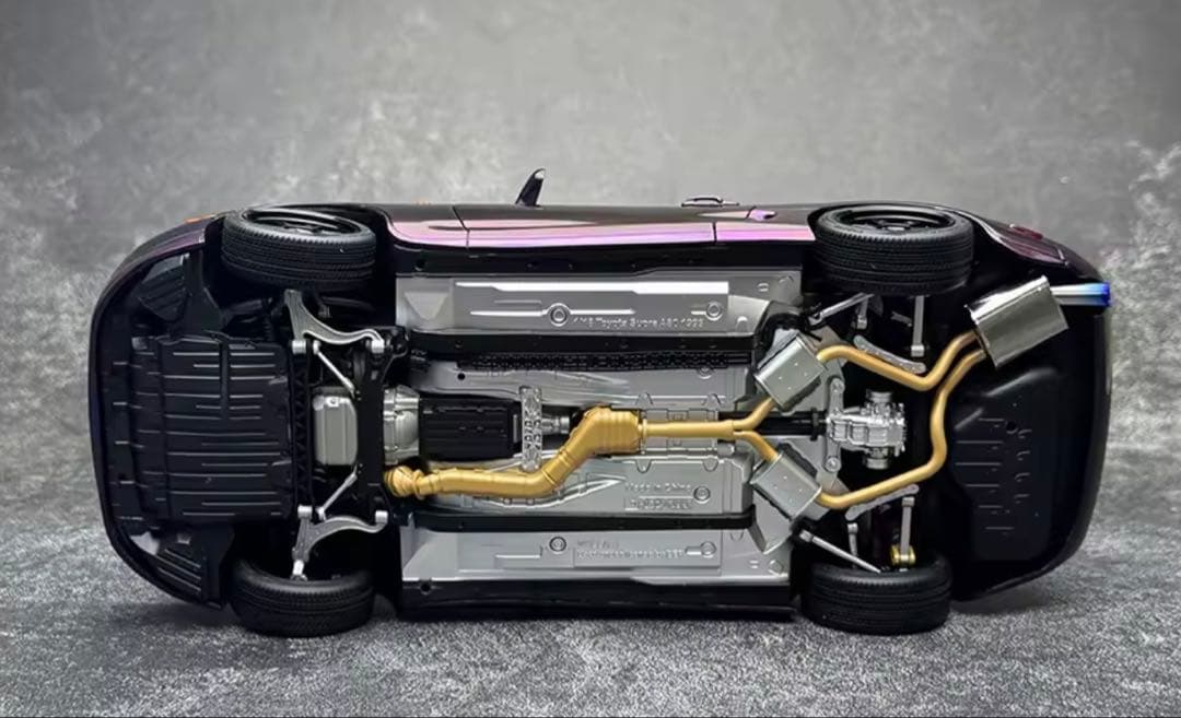 Toyota Supra A80WhelArt Purple 1:18 ミニカー