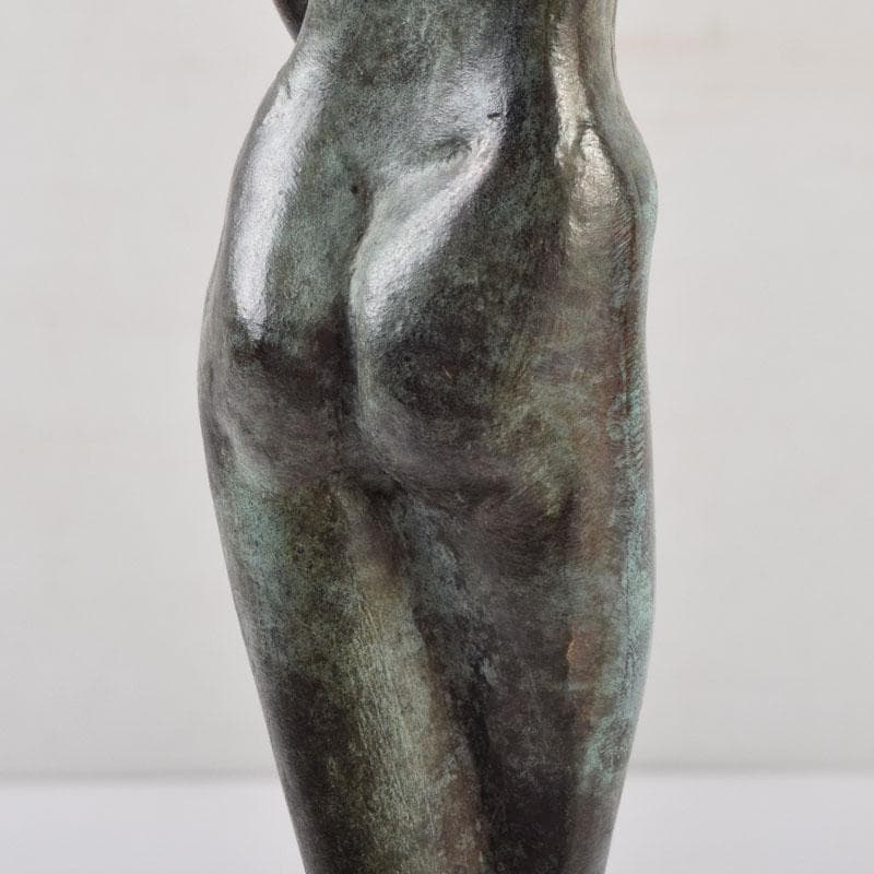 ブロンズ像 裸婦像 女性像 置物 約1.2kg C 9070