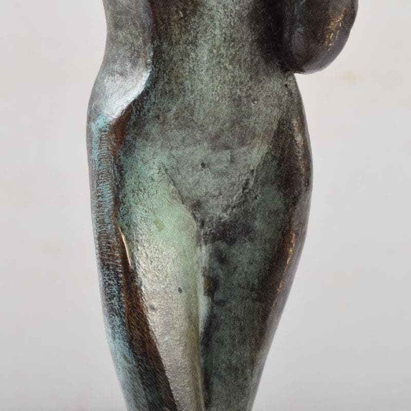 ブロンズ像 裸婦像 女性像 置物 約1.2kg C 9070