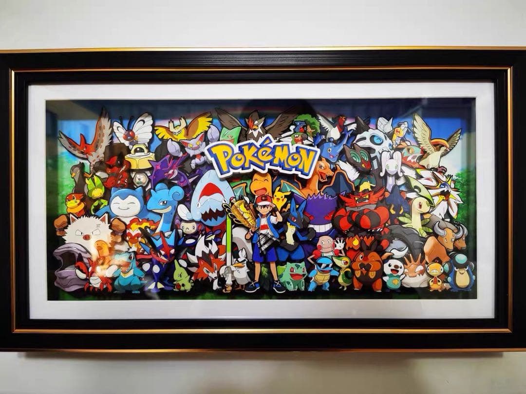 稀に美品，ポケモン アートプリント フレーム付き 4521121208312_1200x1200.jpg?v=