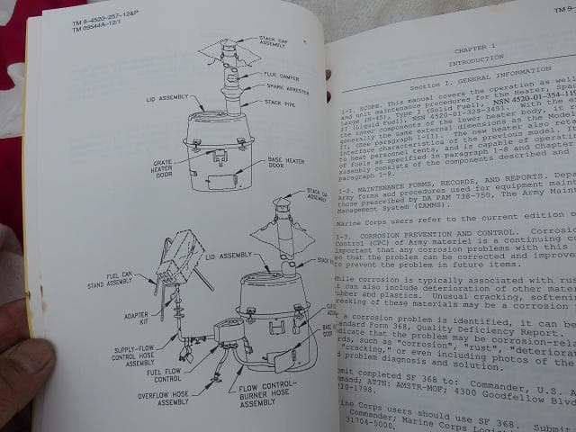 米軍放出品　未使用　H-45 テントストーブ　ヒーター　マルチフューエル